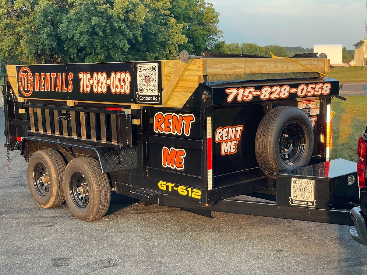 6X12 Dump Trailer 715 Rentals